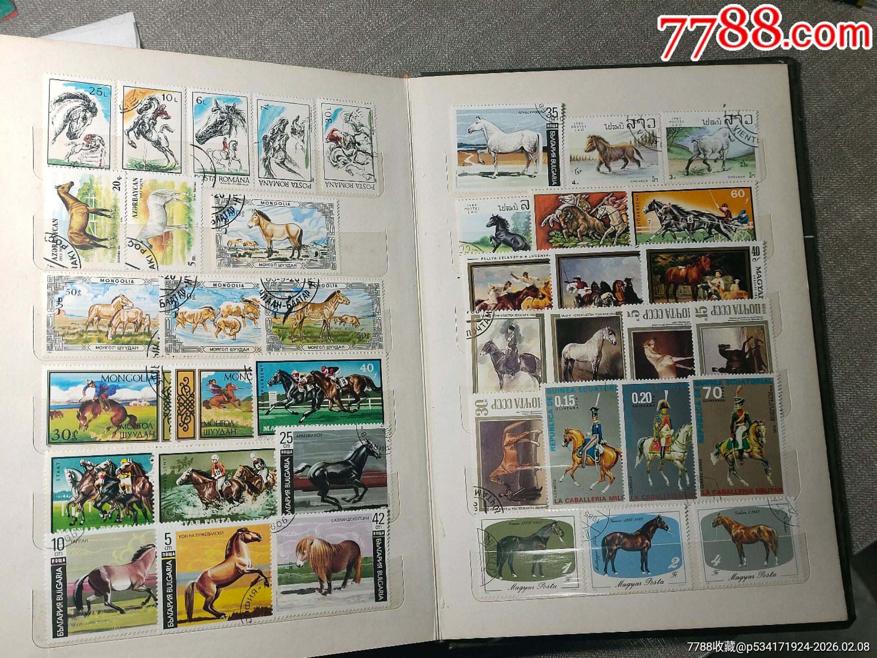 外國(guó)郵票一本（5）體育，馬等，品如圖看好下拍快遞發(fā)貨不包郵_價(jià)格88元_第10張_