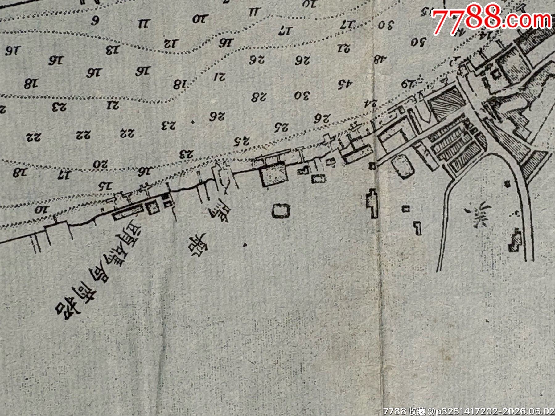 光緒年廣東水魚雷局舊藏大尺幅《黃浦江圖》1張_價格2100元_第12張_