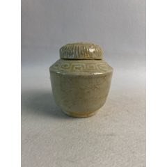 宋代灰白釉小蓋罐(zc44835497)