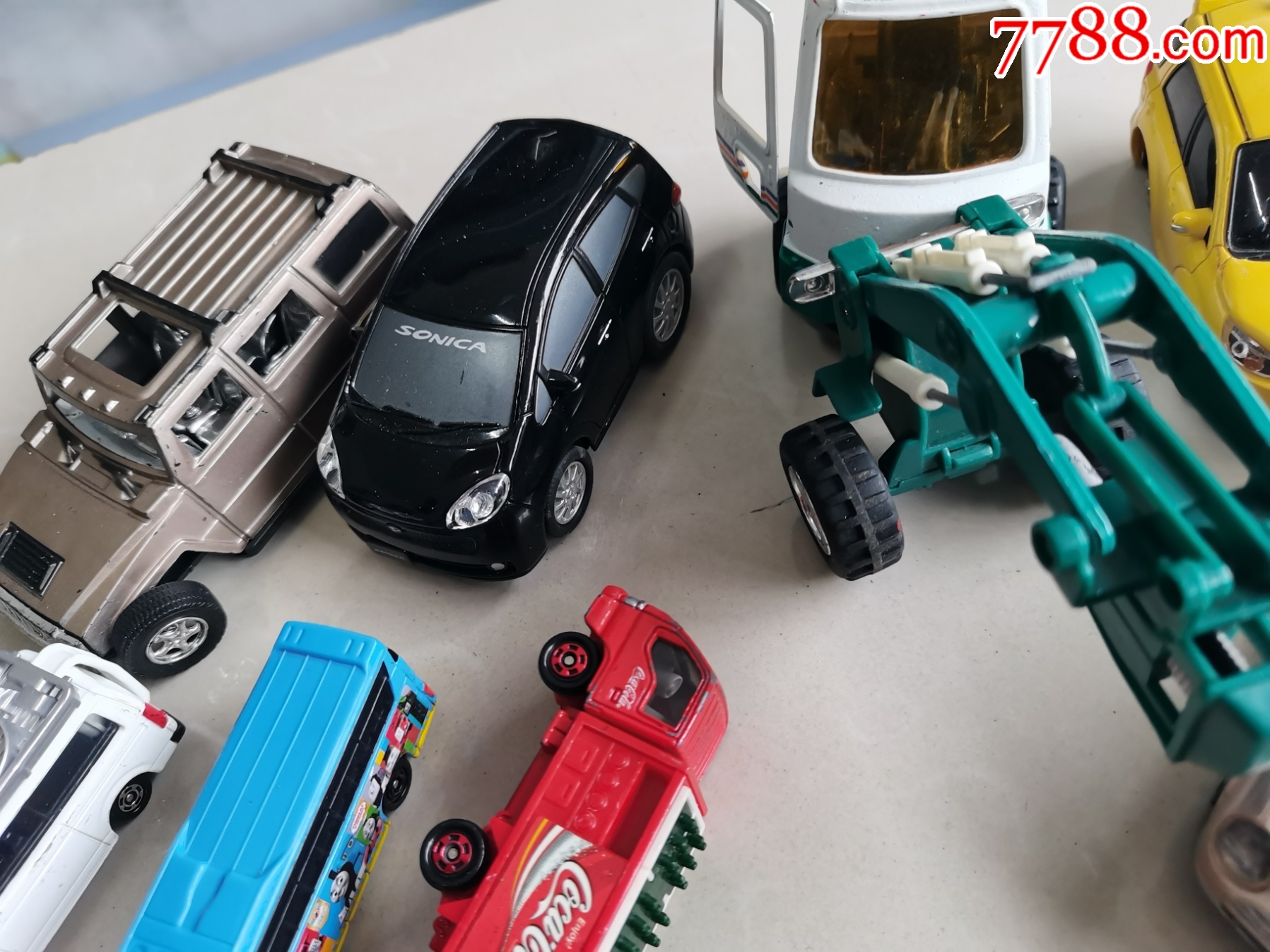 鐵皮塑料玩具車兒童玩具飛機可口可樂車懷舊土方車罐車挖掘機消防車動畫80-90懷舊_價格27元_第6張_
