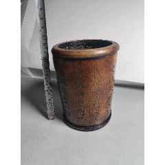 印度小叶紫檀满牛毛纹金星老料大笔筒直径15厘米左右高16厘米左右重两斤