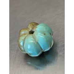 純天然高瓷湖北綠松石花珠