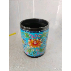 民國解放金泰藍筆筒