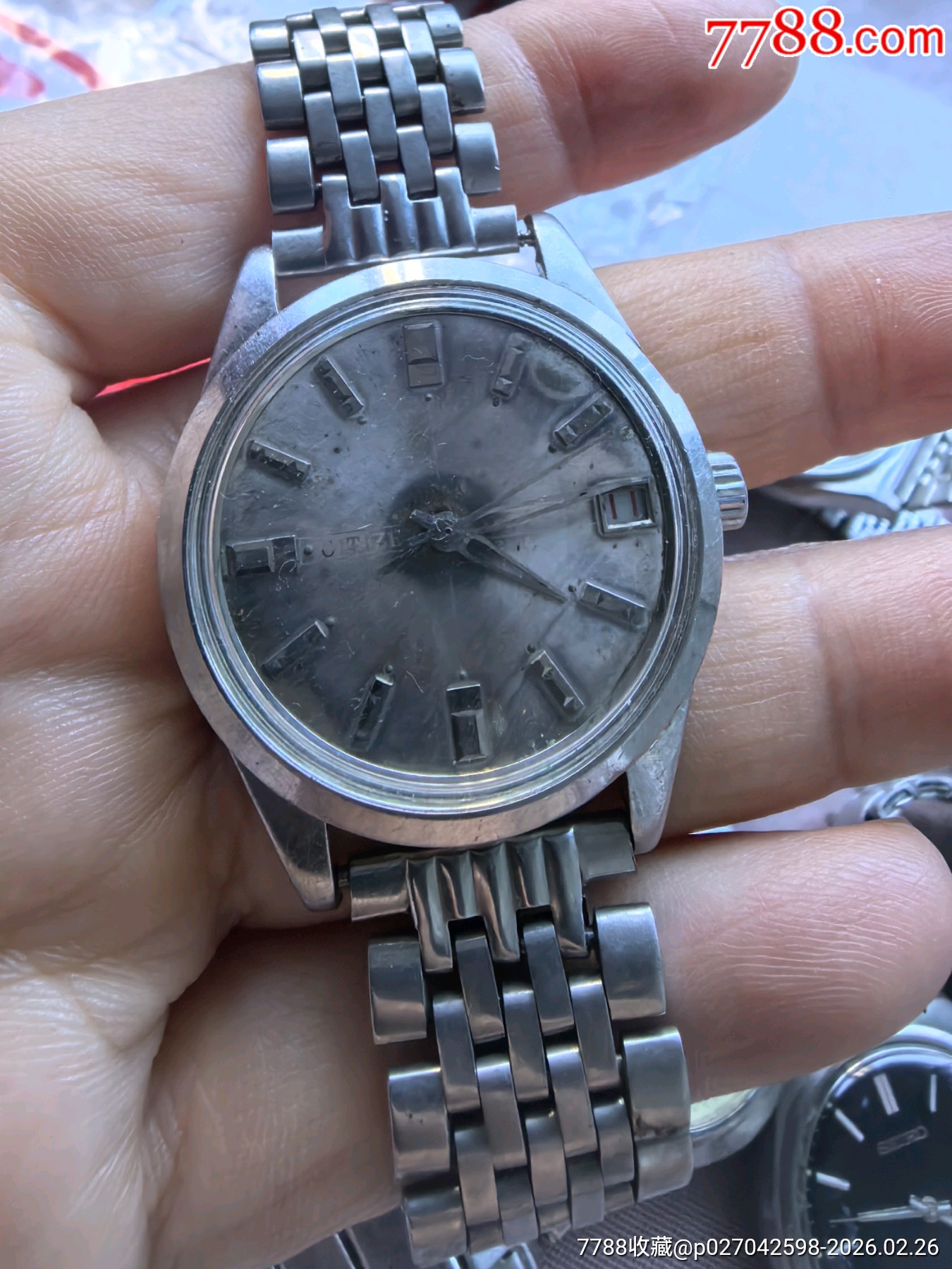 最后一個西鐵城機械表拍賣_價格18元_第1張_