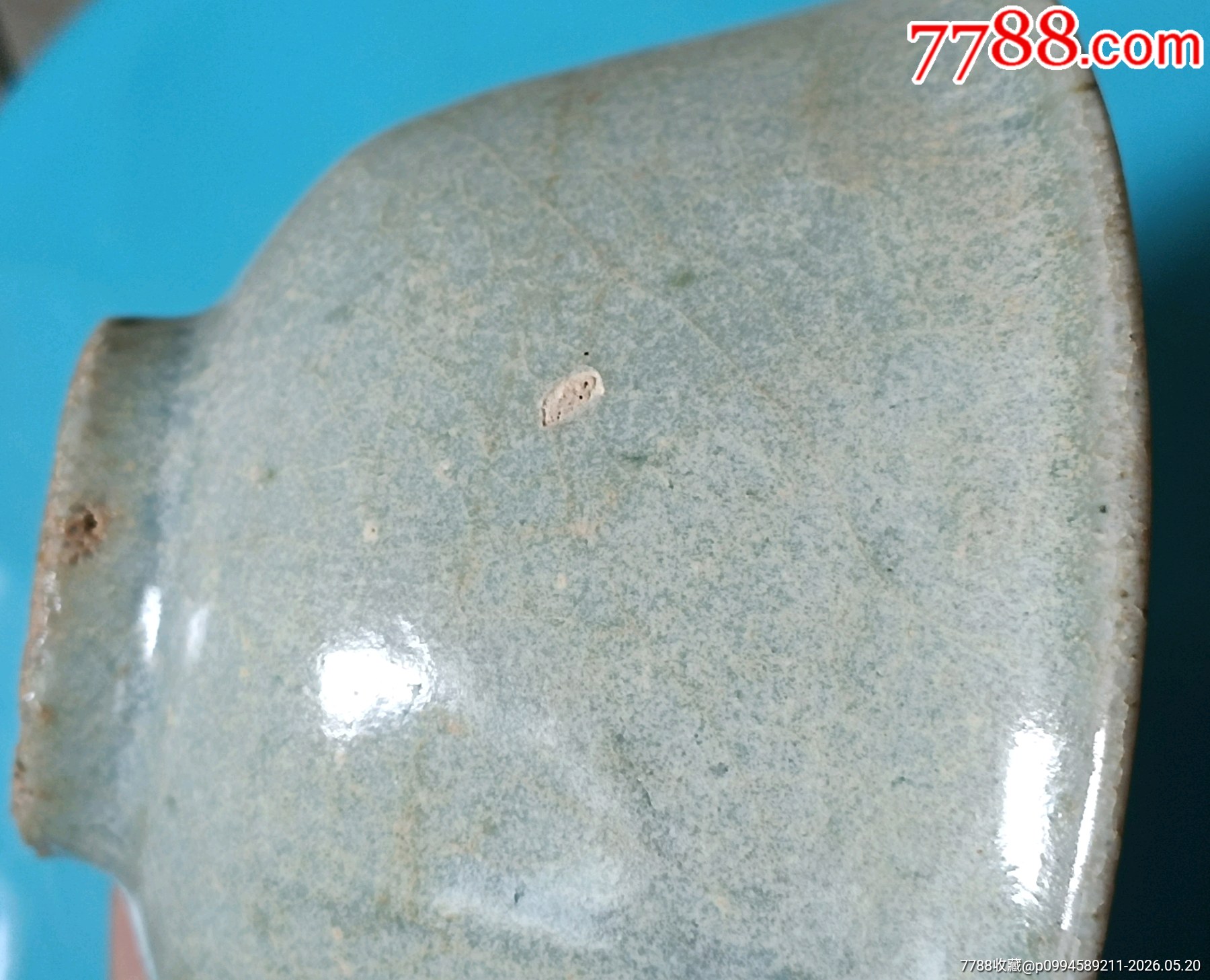 明代早期白地青花老碗民窯老瓷包老_價格1200元_第9張_