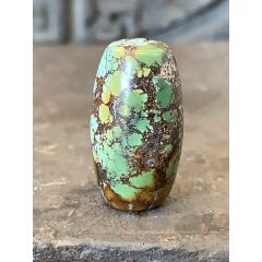 純天然綠松石湖北綠松石桶珠