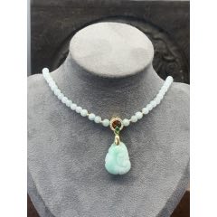 純天然A貨翡翠如意項(xiàng)鏈