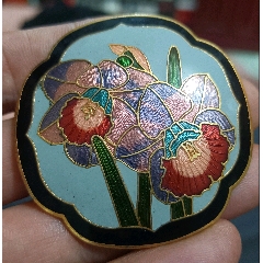 珍品旧藏收纯铜全铜高浮雕錾刻景泰蓝掐丝珐琅彩香炉工艺精湛器形款式