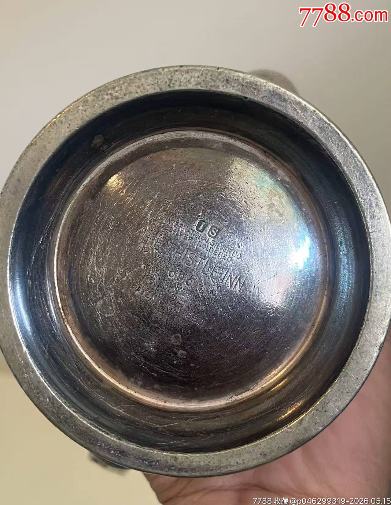 美國建國二百周年紀(jì)念銀制獎杯壺（鍍銀）_價格300元_第9張_