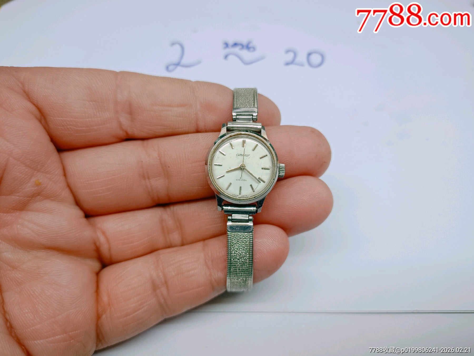 珍藏美品經(jīng)典漂亮21鉆西鐵城CITIZEN女士手動(dòng)機(jī)械腕表_價(jià)格22元_第2張_