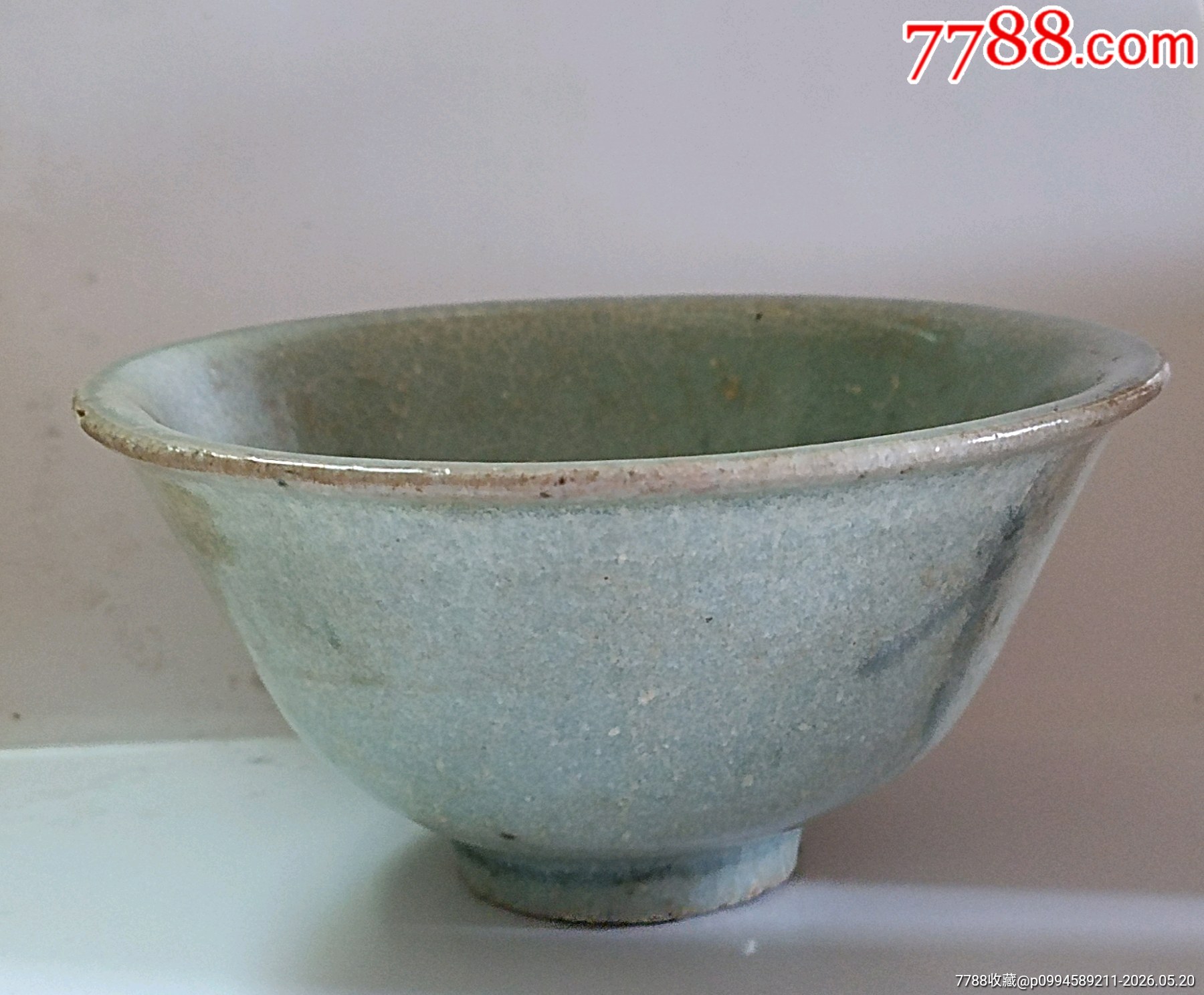 明代早期白地青花老碗民窯老瓷包老_價格1200元_第2張_