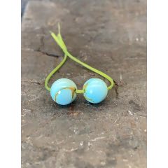 純天然湖北綠松石高瓷天空藍(lán)