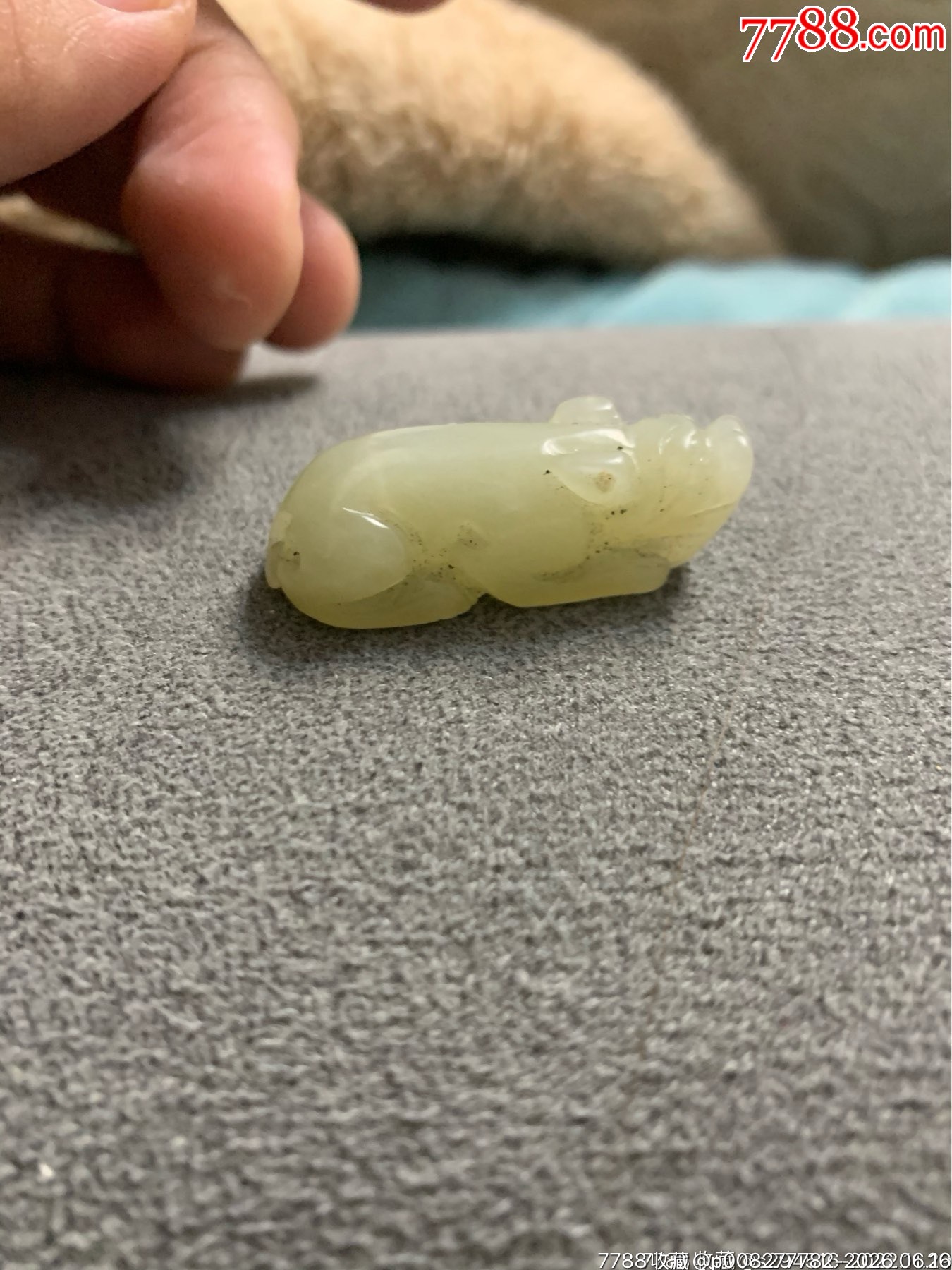 和田玉瑞獸掛件一個(gè)（非常漂亮寓意好完整白度非常好_價(jià)格45元_第2張_