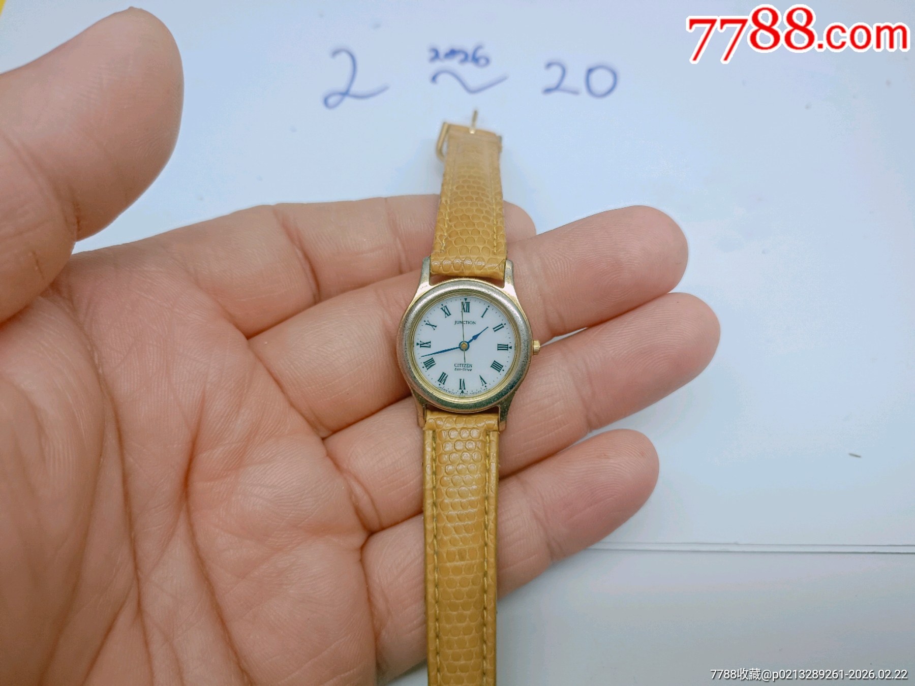 美品經(jīng)典漂亮西鐵城CITIZEN女士光動能石英腕表_價格25元_第1張_