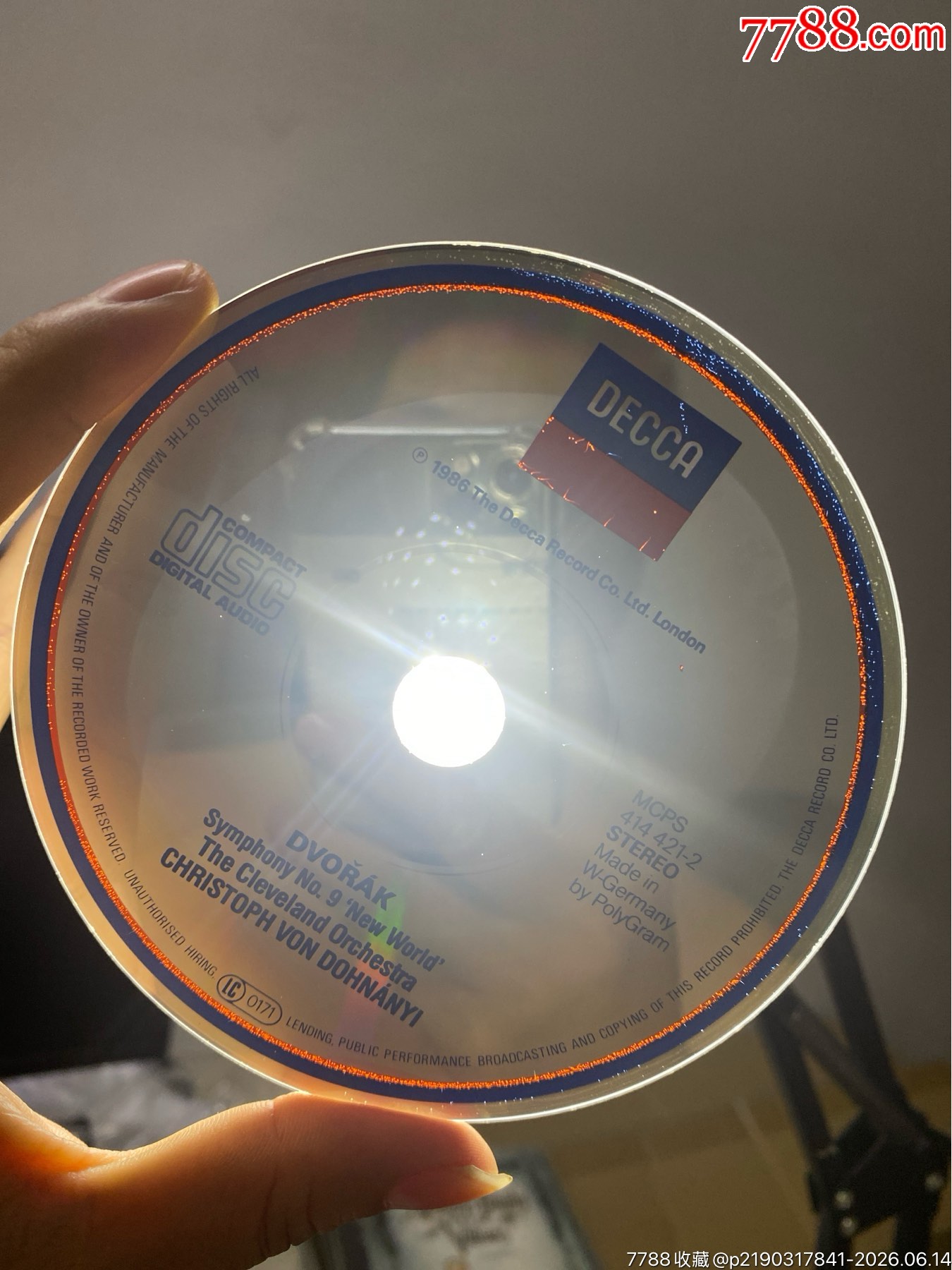 德沃夏克。第九交響曲。德銀。邊緣透光。_價格40元_第7張_
