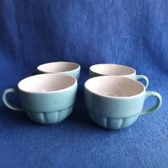 清乾隆祭蓝釉六方双耳瓶__【7788收藏】