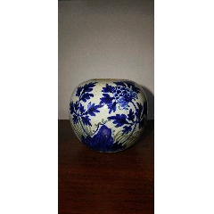 清乾隆青花釉里红百寿狮子绣球纹大盘__【7788收藏】