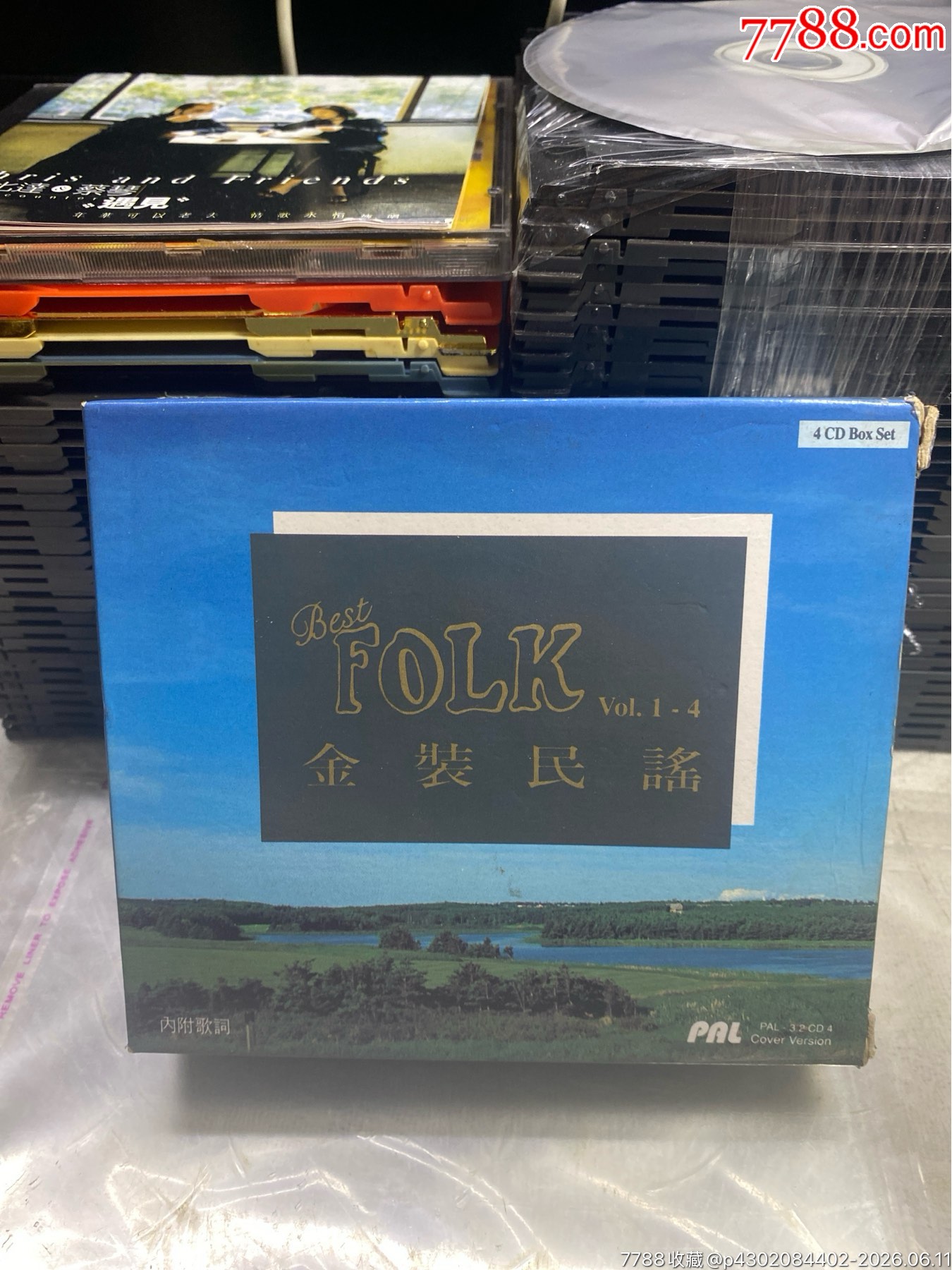 金裝民謠。臺版4Cd。95新_價(jià)格30元_第1張_