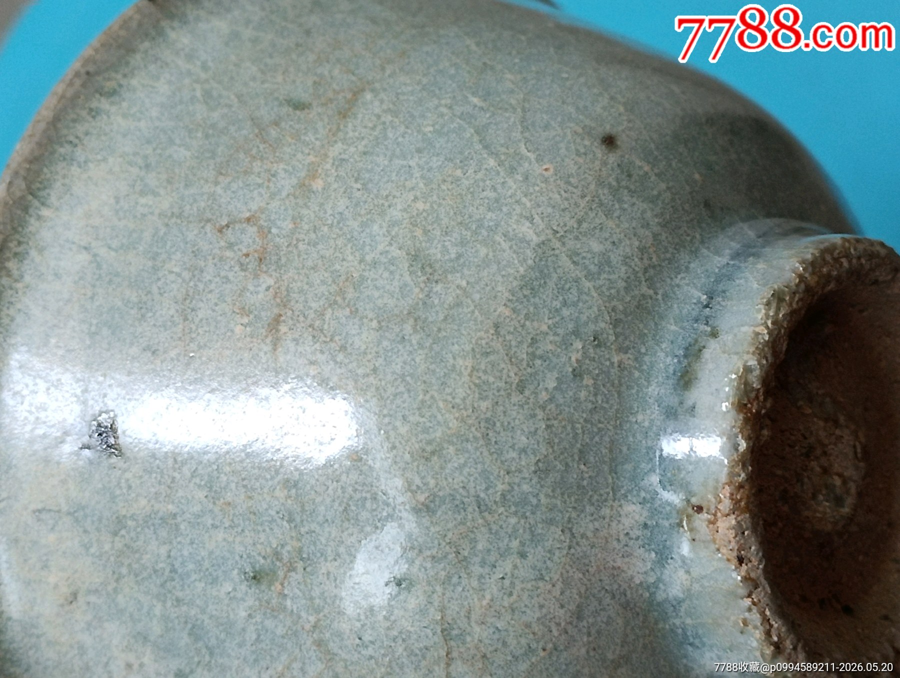 明代早期白地青花老碗民窯老瓷包老_價格1200元_第13張_
