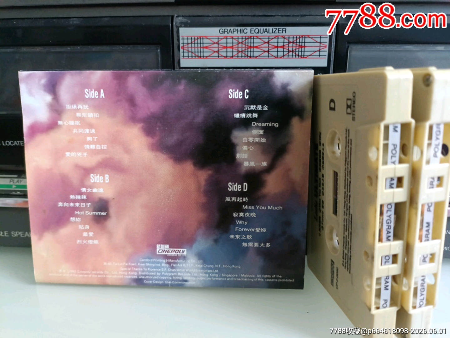 張國榮經(jīng)典金曲馬版雙卡帶_價格244元_第3張_
