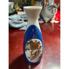 晚清哥釉五彩人物故事图瓶__【7788收藏】