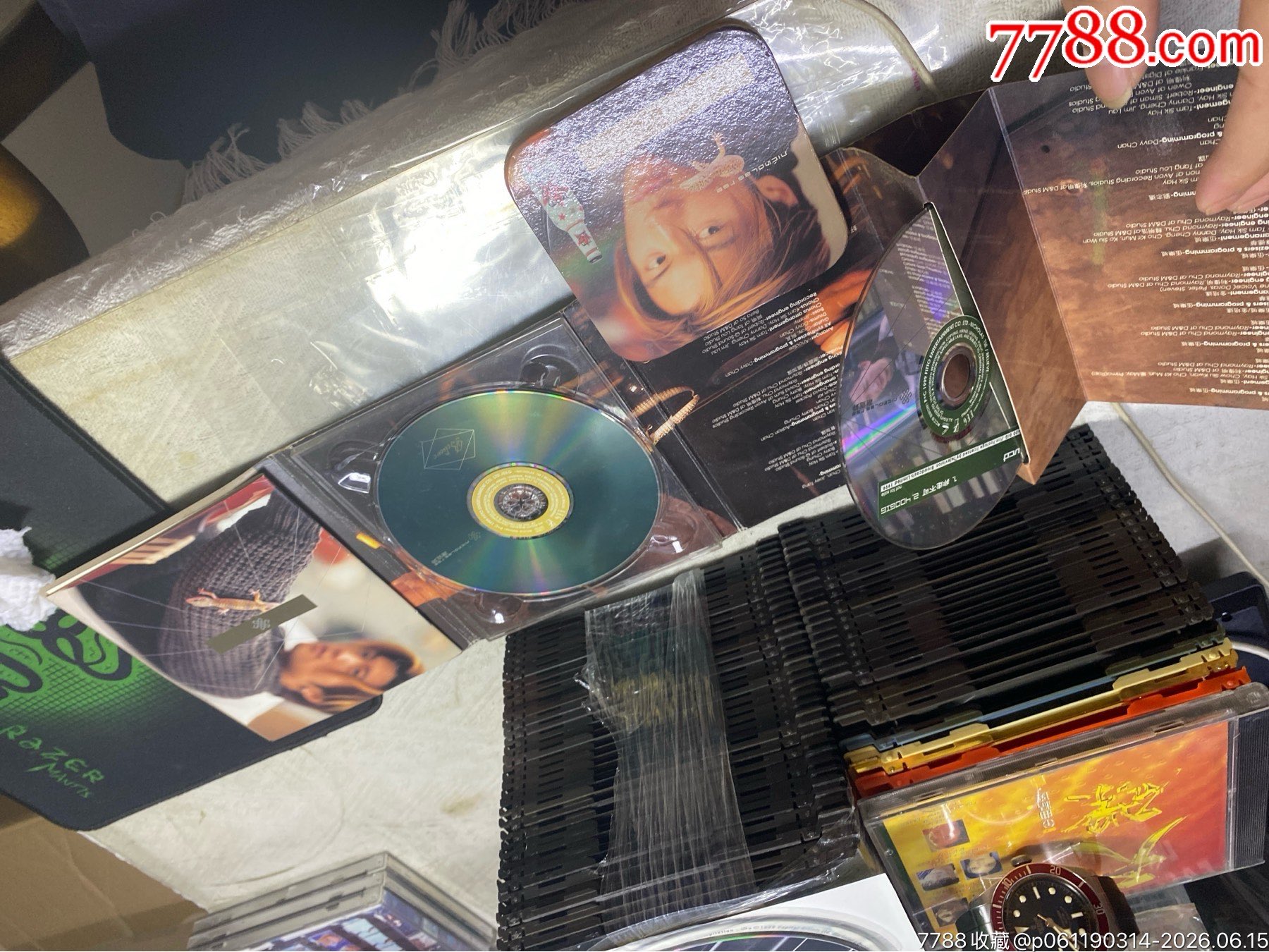 謝霆鋒。C+V。9新。有杯墊_價格80元_第3張_