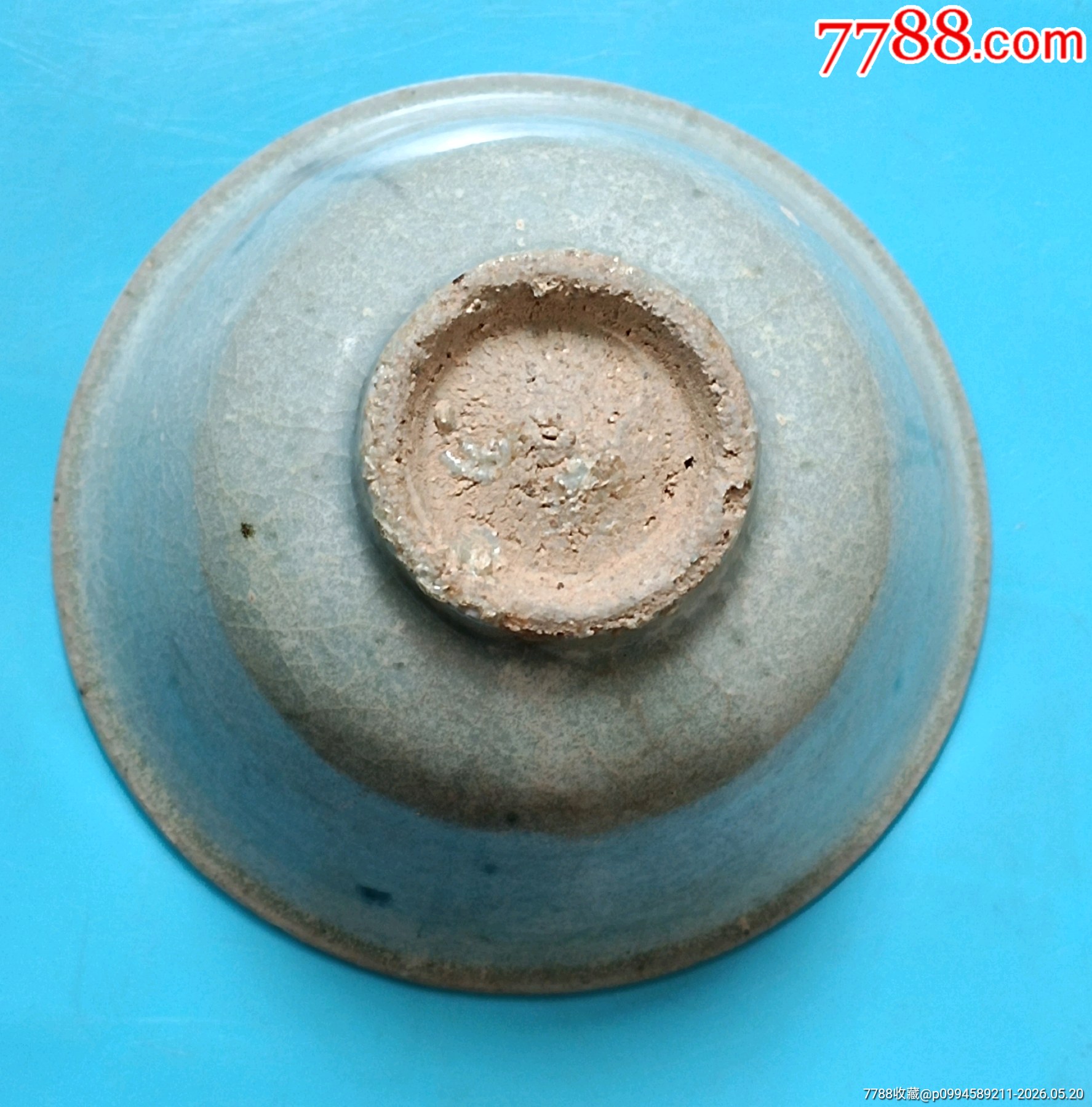 明代早期白地青花老碗民窯老瓷包老_價格1200元_第4張_