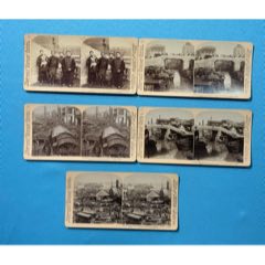 1900年廣州立體風(fēng)景照片5張(zc44846123)
