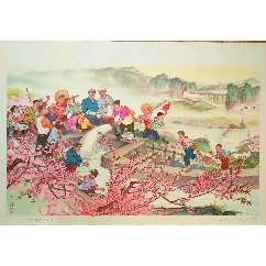 喜看河水上高山