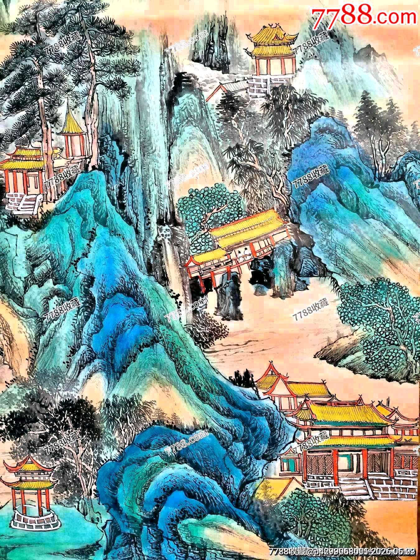 法國騎士*章獲得者、中國禪文化學(xué)者、古木禪意畫派創(chuàng)始人王墨生作品《仙山奇峰》_價(jià)格350元_第5張_