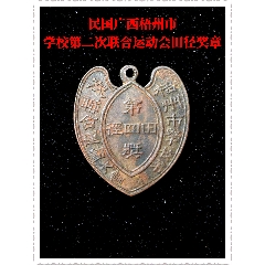 民國(guó)廣西梧州市學(xué)校第二次聯(lián)合運(yùn)動(dòng)會(huì)田徑獎(jiǎng)?wù)?zc44395639)