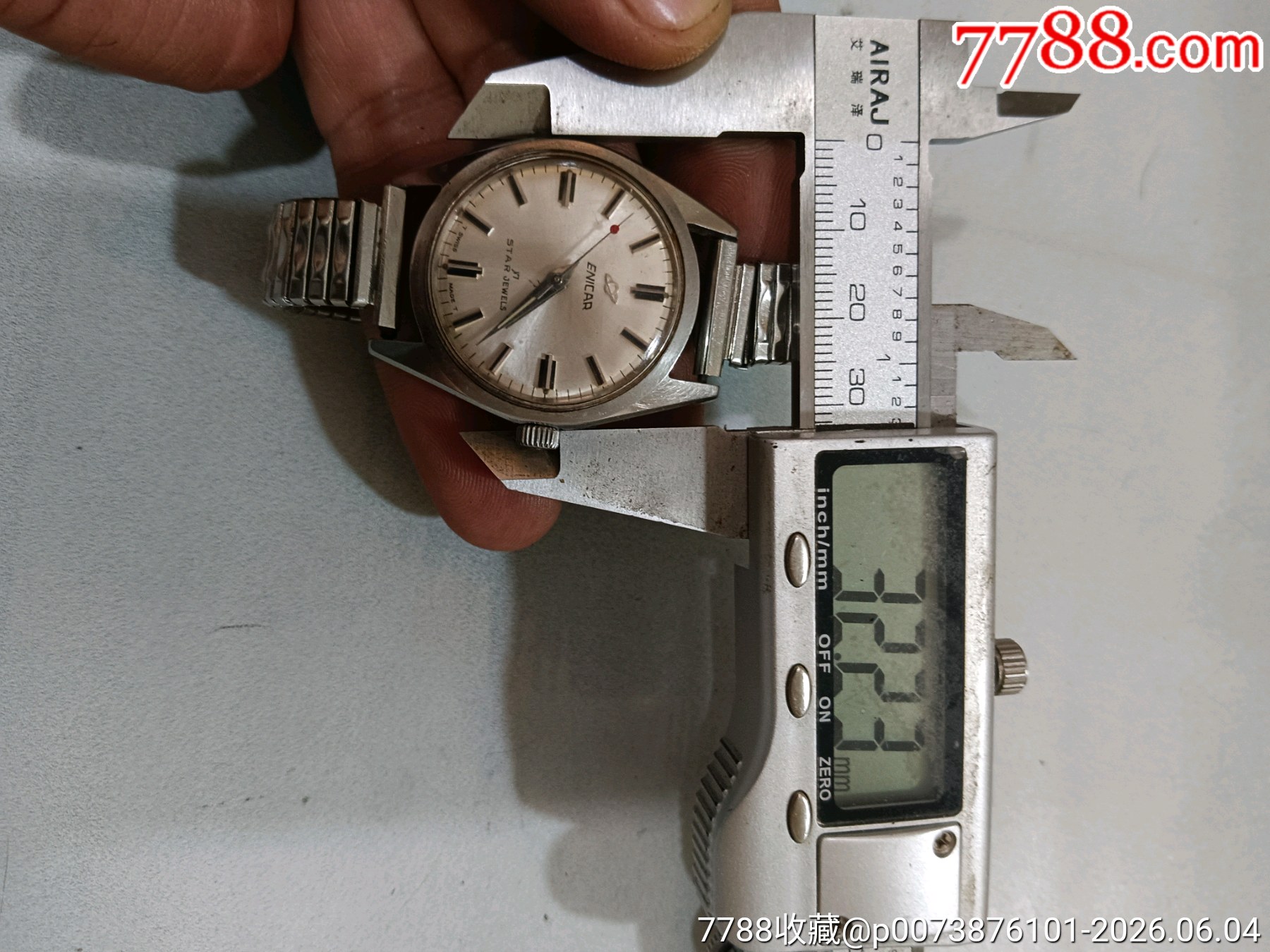 中性款英納格手卷好成色正常走動_價格71元_第5張_