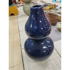 水滴仿古窑变蓝釉瓷器__【7788旧书网】