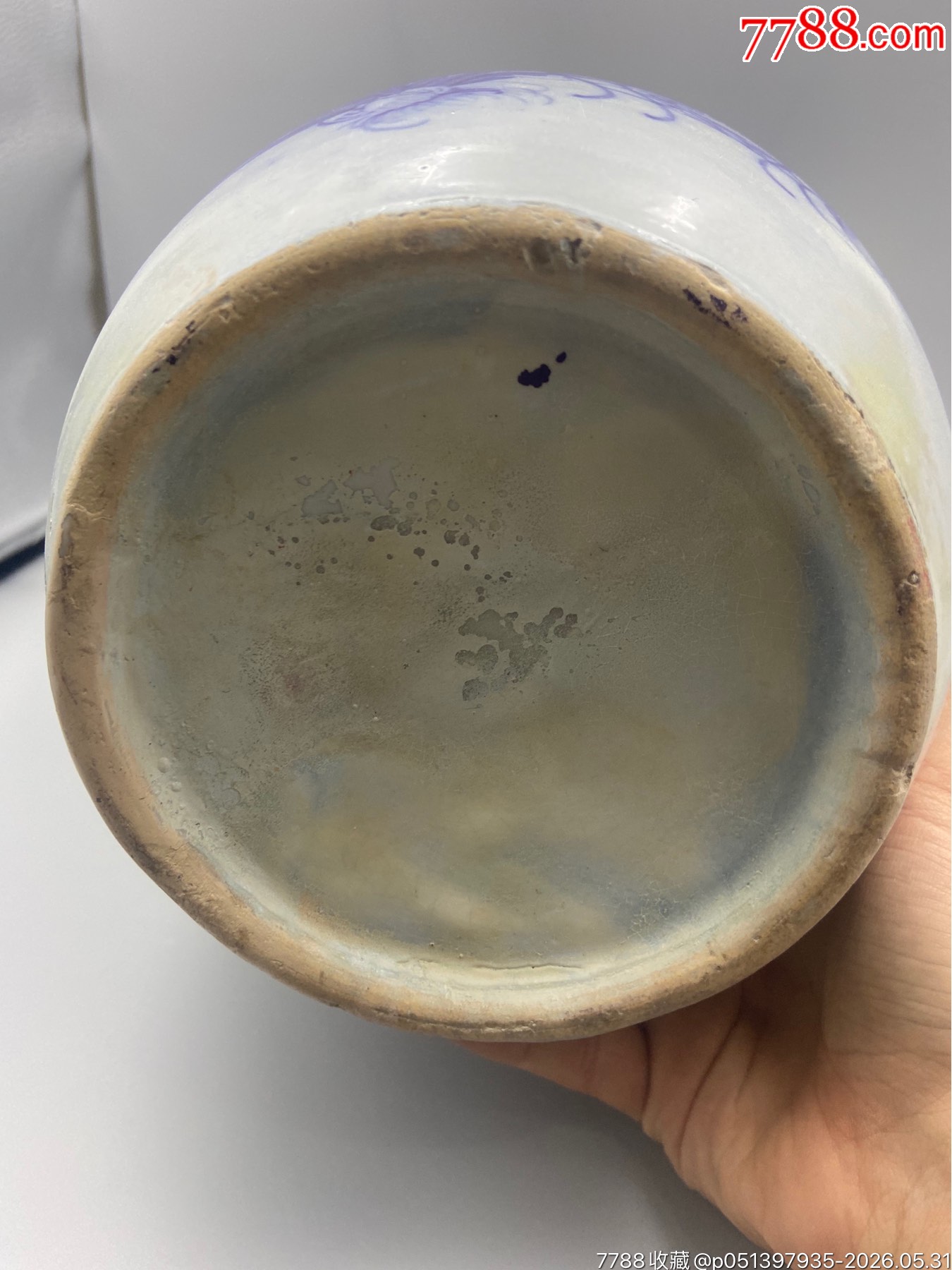 歐洲回流，晚清民國(guó)博古青花大瓶。畫工精細(xì)，絕對(duì)算是同類題材中的佼佼者了_價(jià)格801元_第6張_