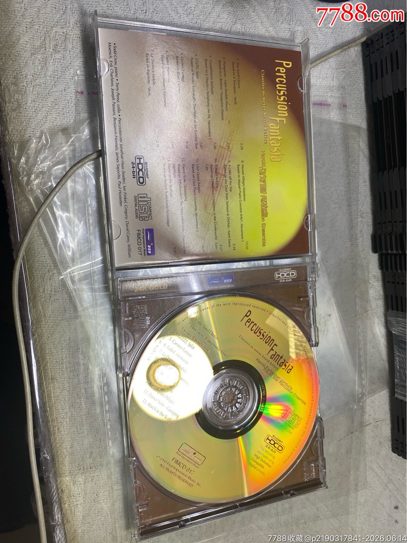 FIM一聽鐘情。打擊樂幻想曲。美版金碟95新_價格176元_第3張_