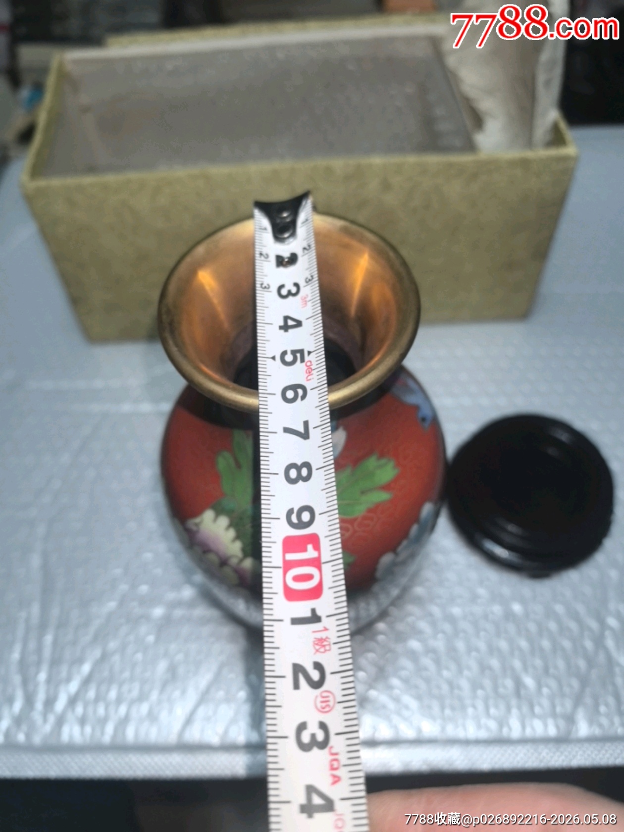 景泰藍花瓶一個，品相如圖，歡迎收藏_價格124元_第24張_