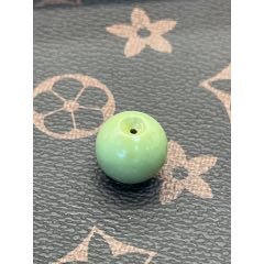 純天然湖北綠松石中瓷蘋(píng)果珠