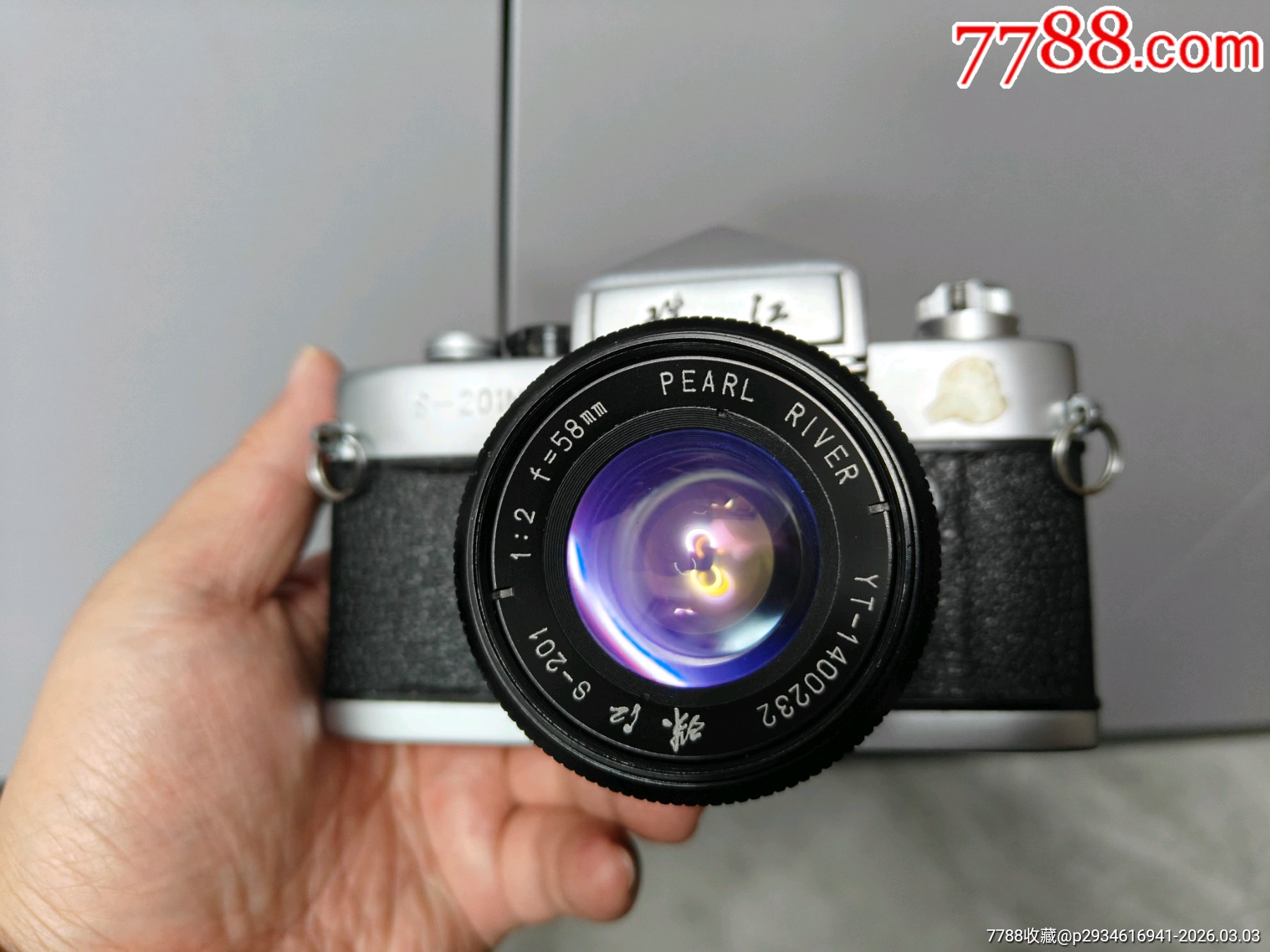 珠江S-201M單反相機(jī)（極少見銀色）_價(jià)格45元_第4張_