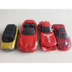 鐵皮塑料小轎車玩具車兒童汽車模型玩具汽車80-90懷舊