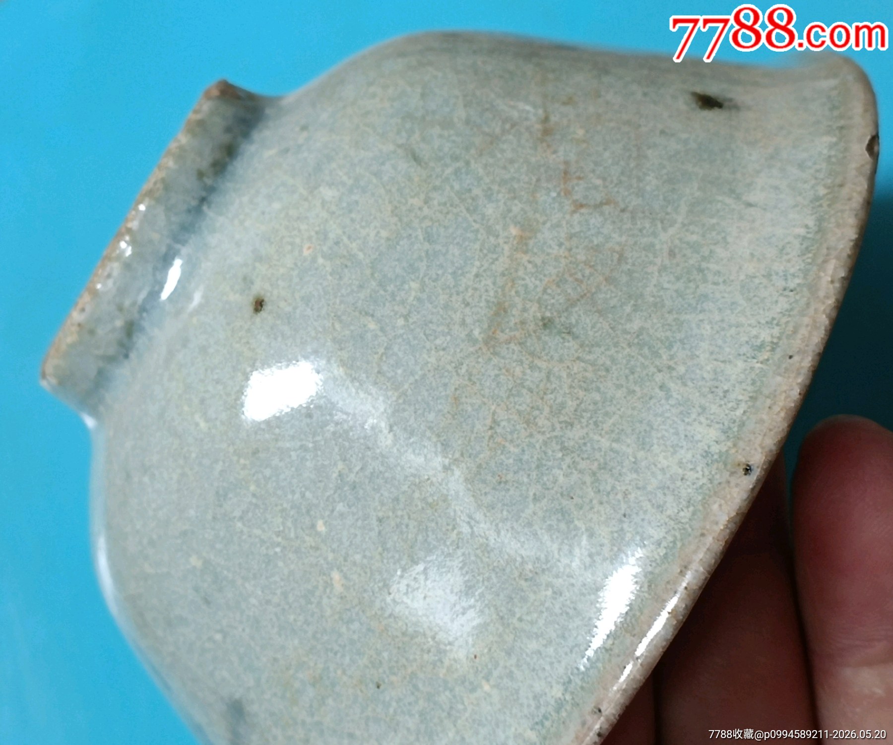 明代早期白地青花老碗民窯老瓷包老_價格1200元_第6張_