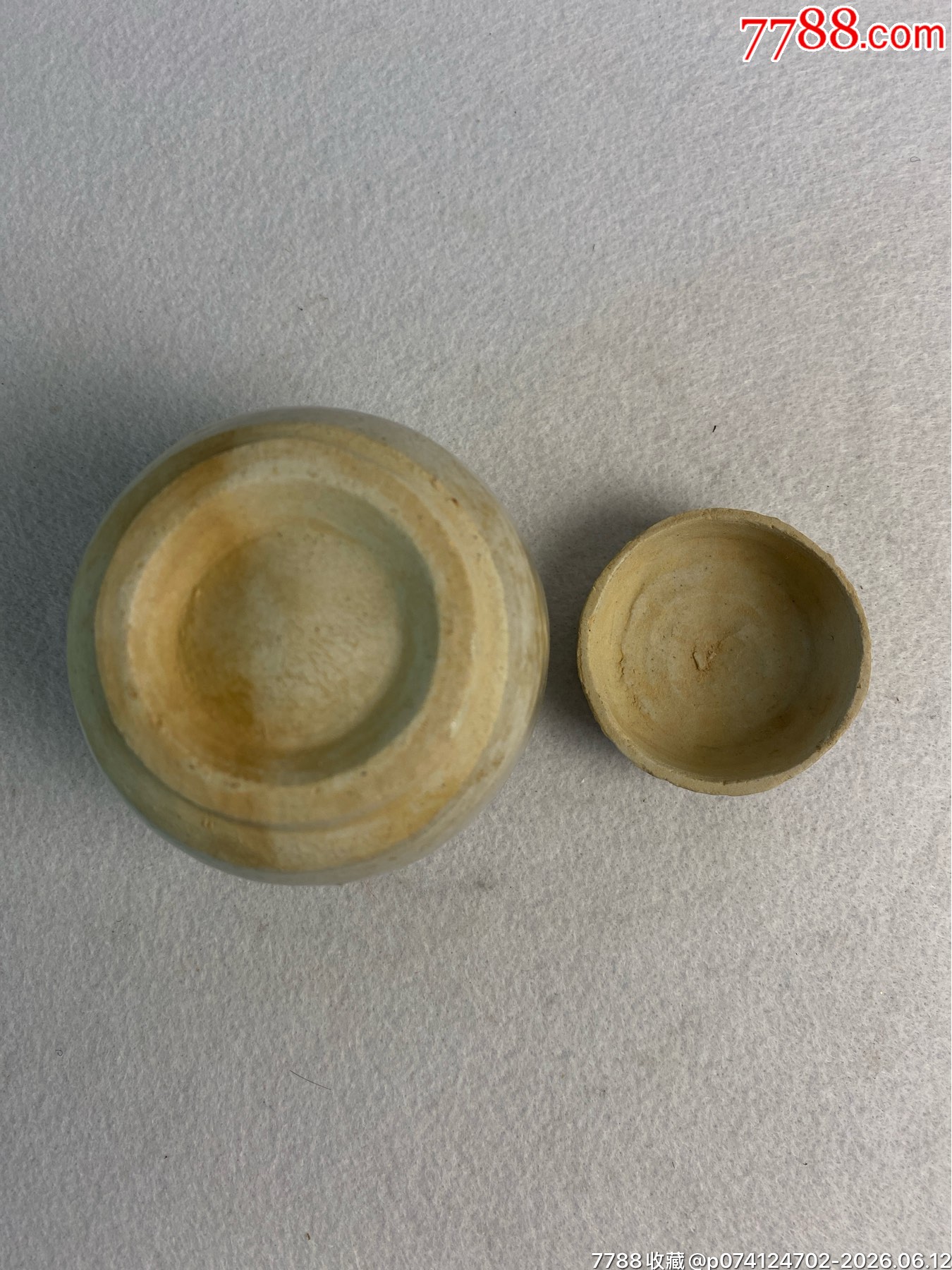 宋代灰白釉小蓋罐_價格1090元_第4張_