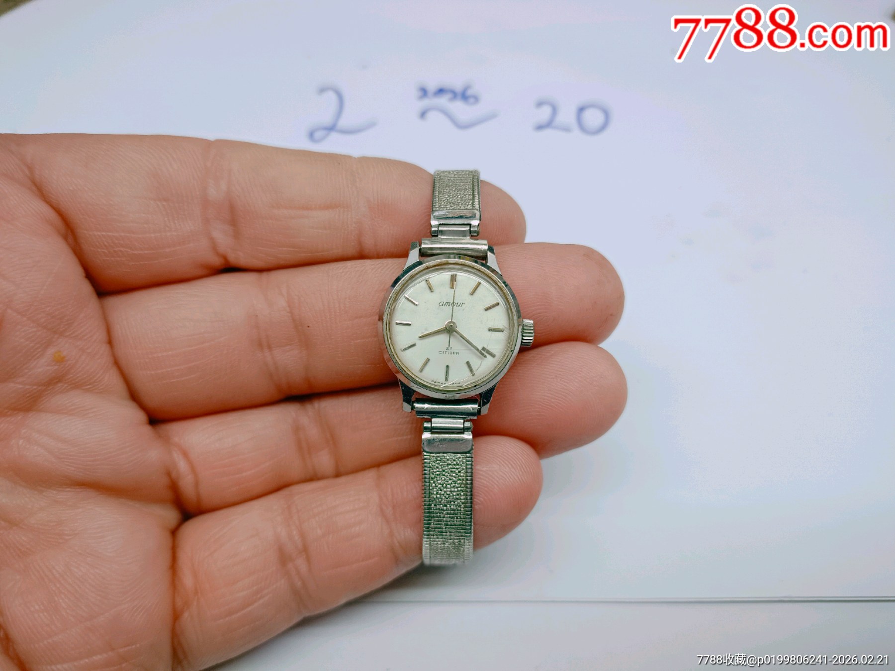 珍藏美品經(jīng)典漂亮21鉆西鐵城CITIZEN女士手動(dòng)機(jī)械腕表_價(jià)格22元_第1張_