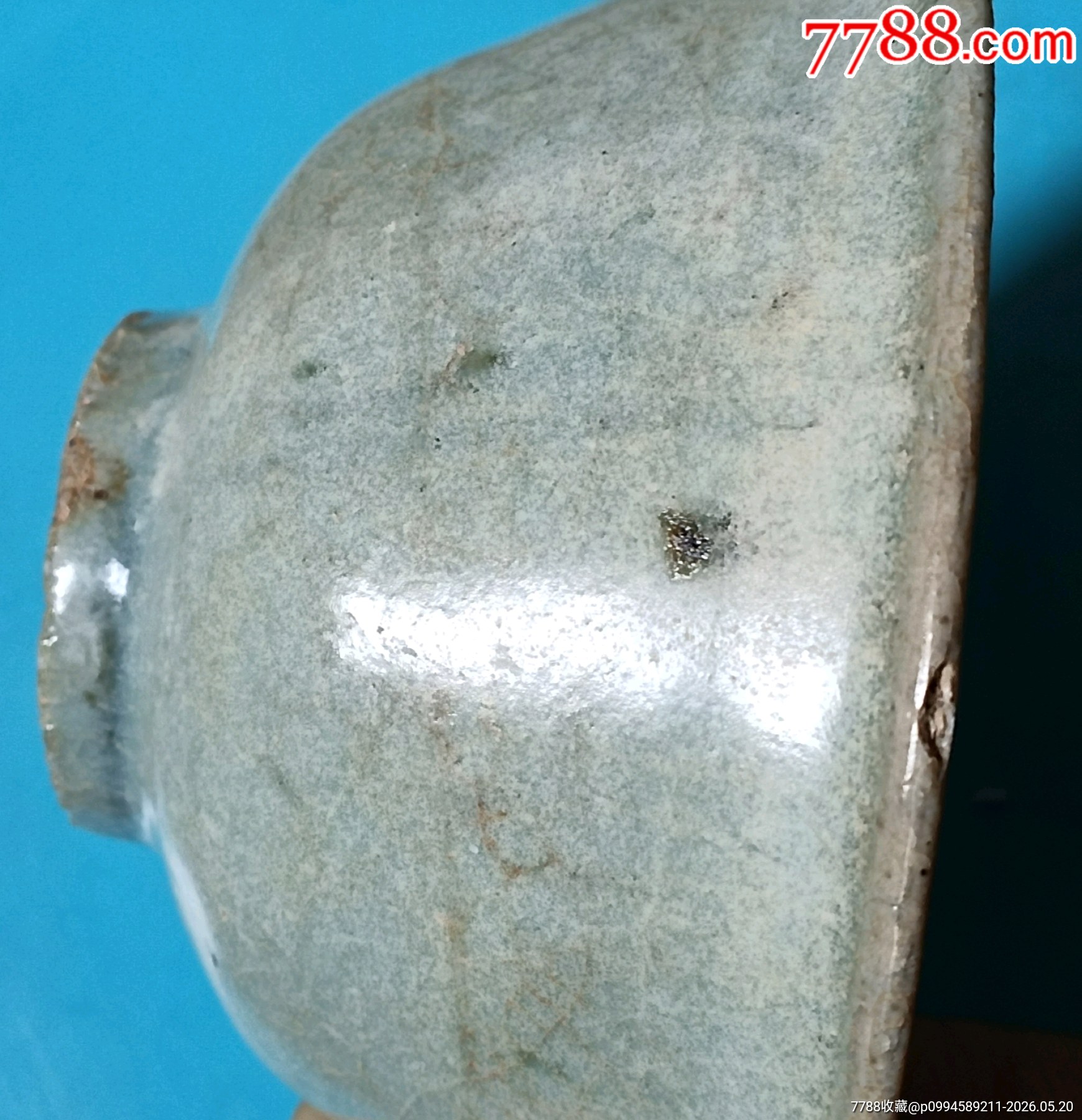 明代早期白地青花老碗民窯老瓷包老_價格1200元_第7張_