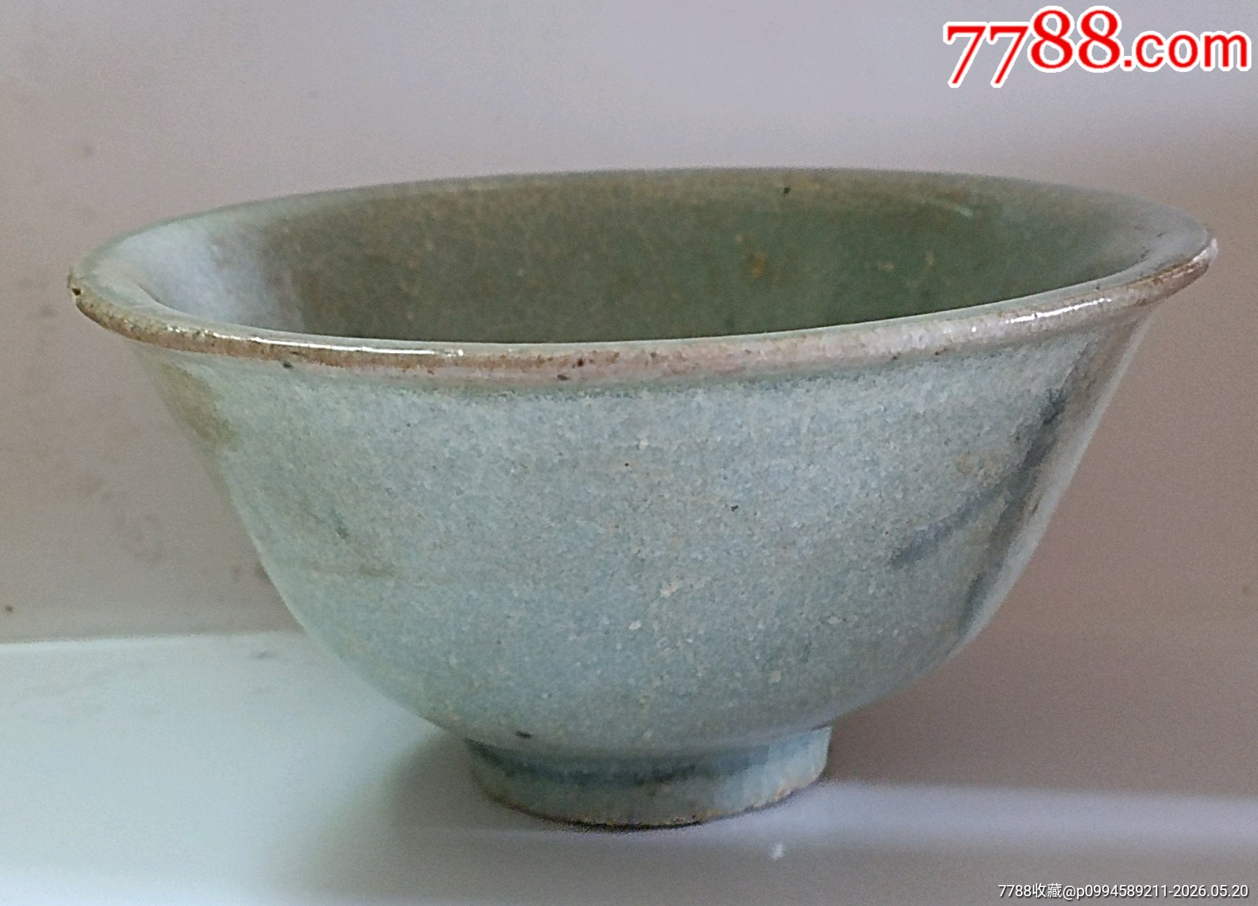 明代早期白地青花老碗民窯老瓷包老_價格1200元_第1張_