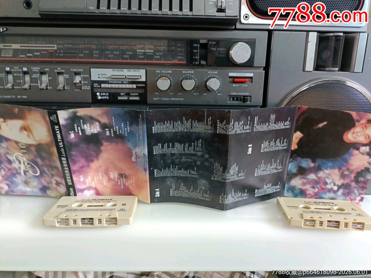 張國榮經(jīng)典金曲馬版雙卡帶_價格244元_第5張_
