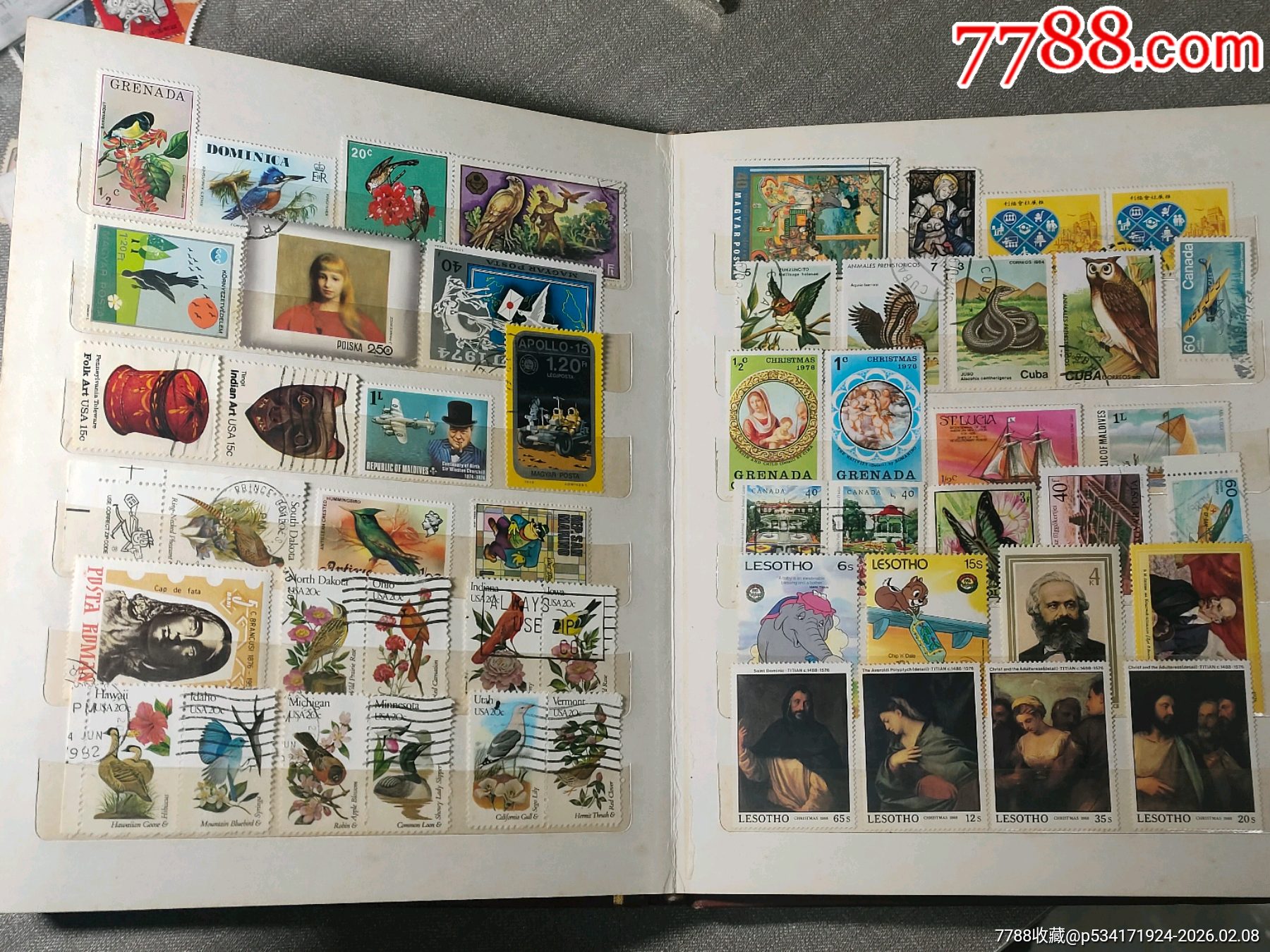 外國郵票一本（6）體育，卡通等，品如圖看好下拍快遞發(fā)貨不包郵_價格88元_第8張_