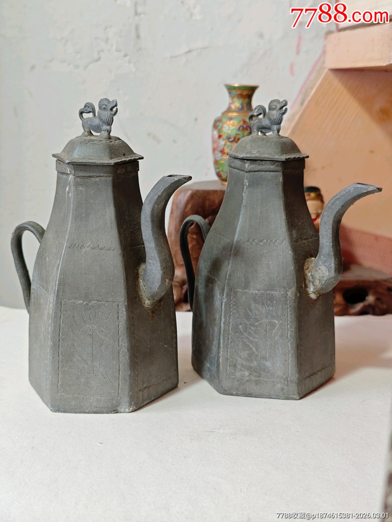 錫製 茶壺 2