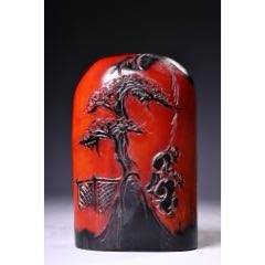 纯天然寿山芙蓉石古兽印章__【7788旧书网】