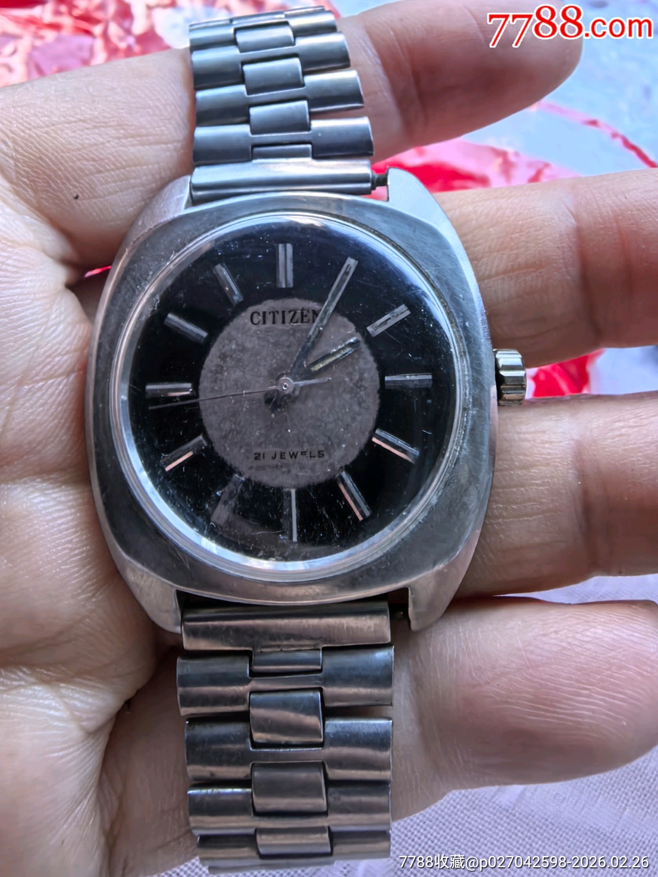 一款很別致的西鐵城機(jī)械表拍賣_價格18元_第10張_