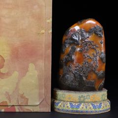 珍品旧藏．篆刻家丙辰年沧门作。精品寿山石田黄级田黄石印章。石质温润